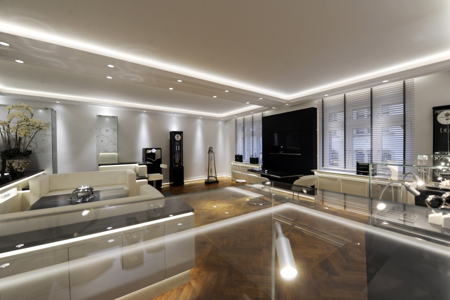 Sitzlounge und TV-Board