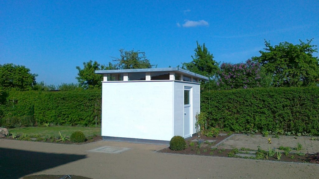 gartenhaus in weiss