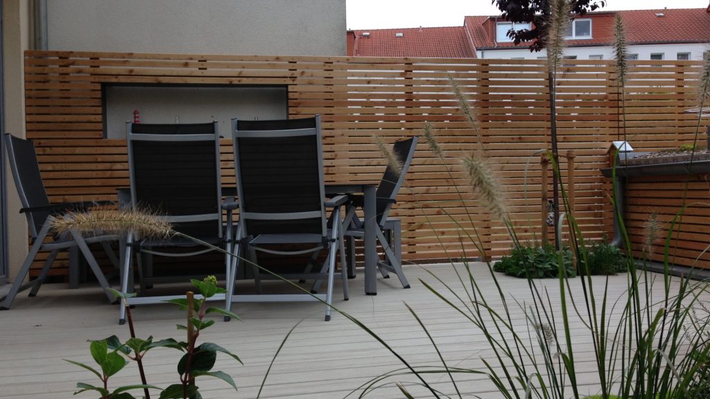 Sichtschutz aus Lärche