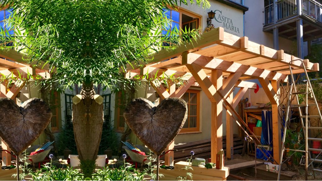 Terrasse Holzkonstruktion