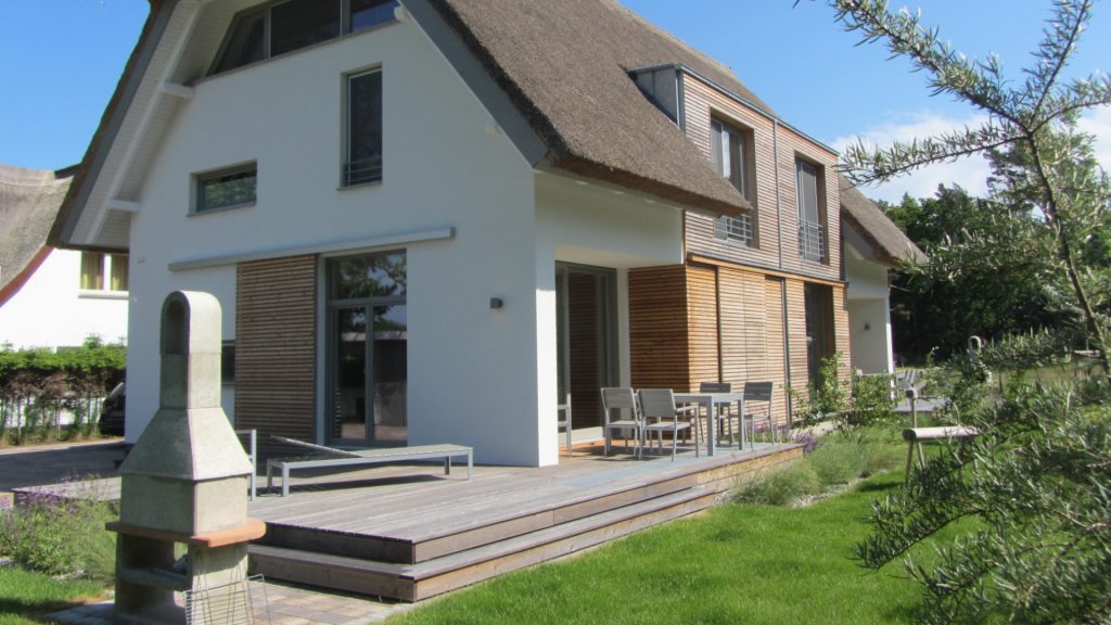 Terrasse Lärche ein Jahr alt